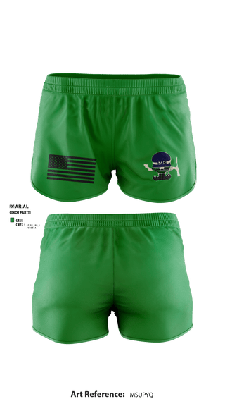 Women's Shorts, 295th Military Police Company, , Teamtime, Team time, sublimation, custom sports apparel, team uniforms, spirit wear, spiritwear, sports uniforms, custom shirts, team store, custom team store, fundraiser sports, apparel fundraiser
