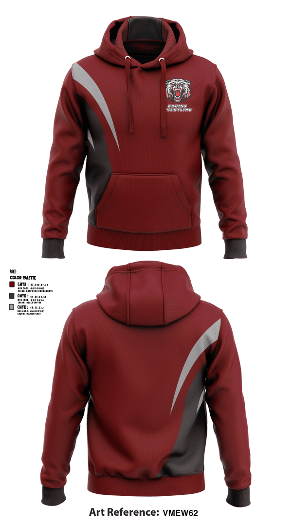 Hoodie, BRUINS, Wrestling, Teamtime, Team time, sublimation, custom sports apparel, team uniforms, spirit wear, spiritwear, sports uniforms, custom shirts, team store, custom team store, fundraiser sports, apparel fundraiser