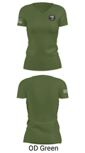 Mendocino County Coastal Sector 79074702 Women's Short Sleeve V-neck Shirt - 28