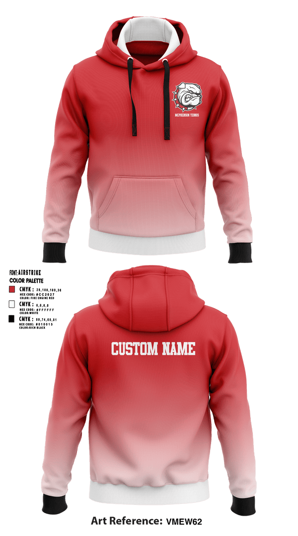 Hoodie, Mcpherson College, Spirit Store, Teamtime, Team time, sublimation, custom sports apparel, team uniforms, spirit wear, spiritwear, sports uniforms, custom shirts, team store, custom team store, fundraiser sports, apparel fundraiser