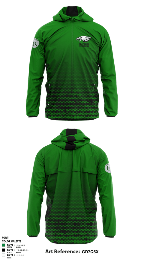 Windbreaker, Flat Rock Middle School Wrestling, Wrestling, Teamtime, Team time, sublimation, custom sports apparel, team uniforms, spirit wear, spiritwear, sports uniforms, custom shirts, team store, custom team store, fundraiser sports, apparel fundraiser