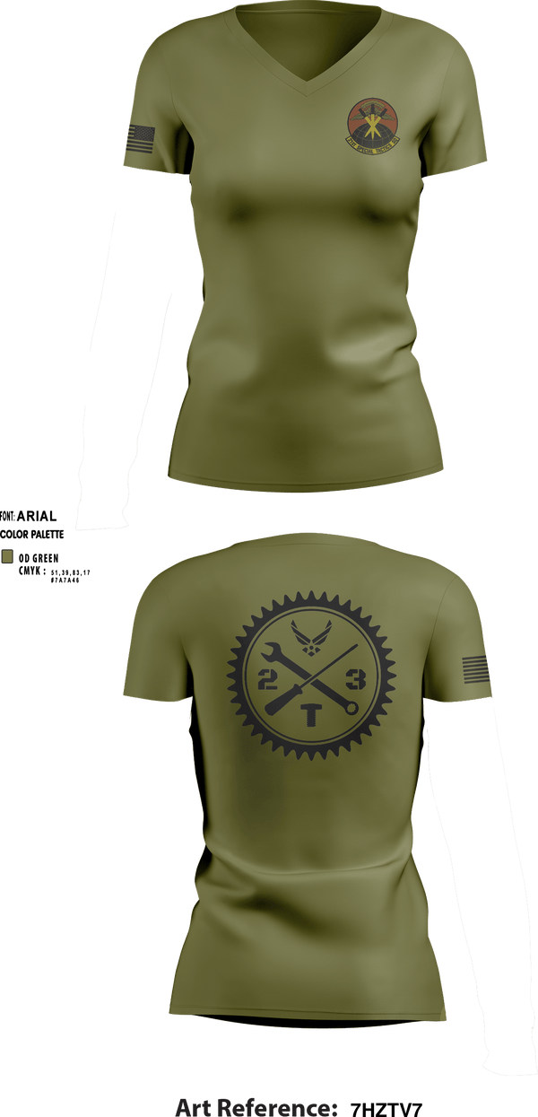 Women's Short Sleeve Vneck Shirt, 21 STS, Air Force, Teamtime, Team time, sublimation, custom sports apparel, team uniforms, spirit wear, spiritwear, sports uniforms, custom shirts, team store, custom team store, fundraiser sports, apparel fundraiser