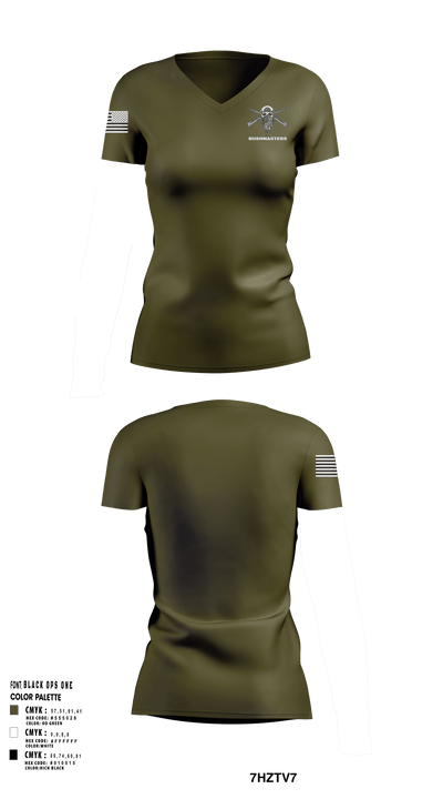 Bushmasters 95054222 Women's Short Sleeve V-neck Shirt - 1