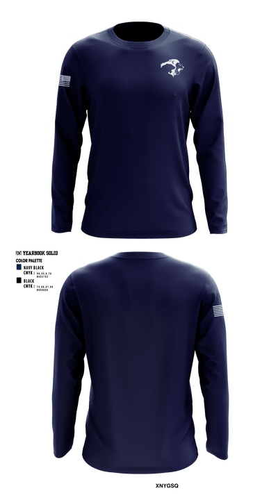 Weatherford Christian School Swimming 67732309 Long Sleeve Performance Shirt - 2