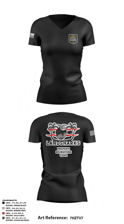 22ND RRB 50594442 Women's Short Sleeve V-neck Shirt - 49