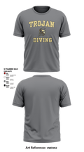University Of Southern California Diving 38780209 Short Sleeve Performance Shirt - 15