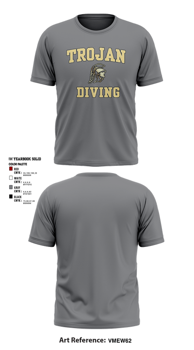 University Of Southern California Diving 38780209 Short Sleeve Performance Shirt - 15