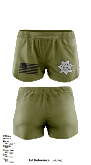 Ranger Panties, Willits Little Lake JRTF, Police, Teamtime, Team time, sublimation, custom sports apparel, team uniforms, spirit wear, spiritwear, sports uniforms, custom shirts, team store, custom team store, fundraiser sports, apparel fundraiser