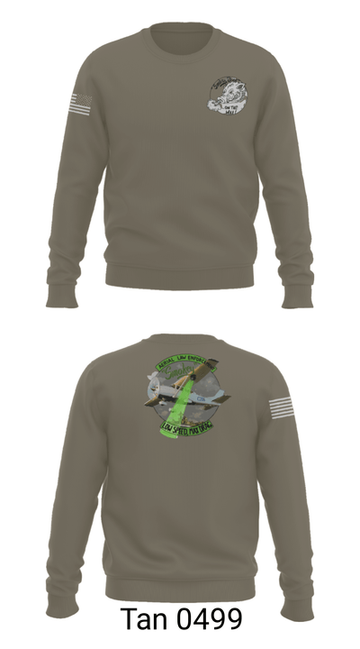 Washington State Patrol Aviation 88282662 Crew Neck Sweatshirt - 11