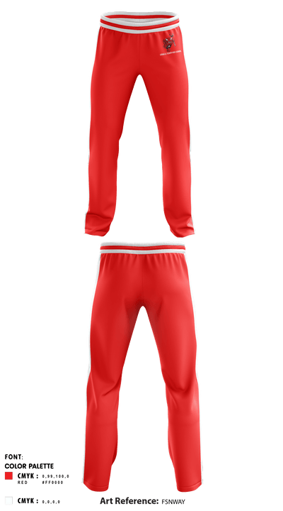 Coquille Senior High School Track 60550768 Sweatpants - 1