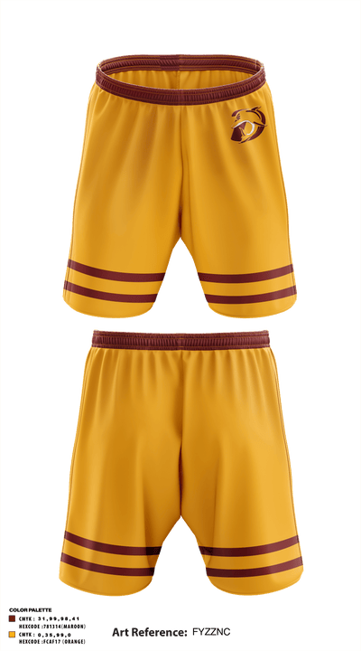 Deubrook Area High School Golf 46116874 Athletic Shorts With Pockets - 1