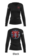 3-187 Rakkasans 16678099 Women's Long Sleeve V-neck Shirt - 39