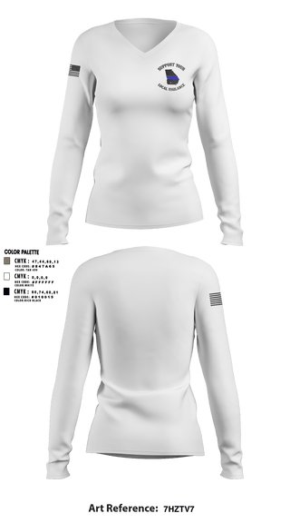 Women's Long Sleeve Vneck Shirt, Vigilance LEMC Nomads, , Teamtime, Team time, sublimation, custom sports apparel, team uniforms, spirit wear, spiritwear, sports uniforms, custom shirts, team store, custom team store, fundraiser sports, apparel fundraiser