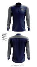 Moss Point High School 3288071 Quarter Zip Jacket - 2