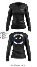 HSC-5 92316716 Women's Long Sleeve V-neck Shirt - 3