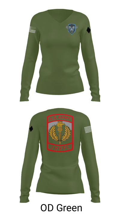 Lee/New Century General Battalion 69349726 Women's Long Sleeve V-neck Shirt - 40