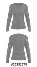 Bishop Amat High School Volleyball 26515366 Women's Long Sleeve V-neck Shirt - 34