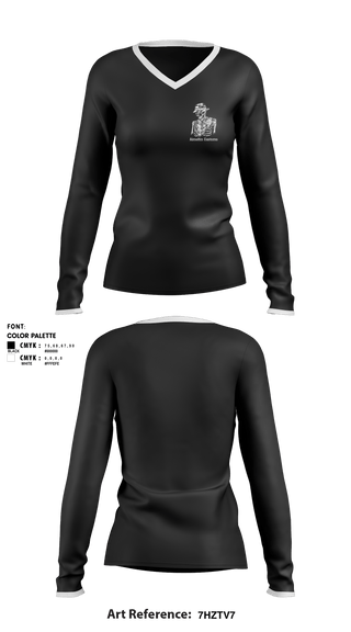 Women's Long Sleeve Vneck Shirt, Airsoftin CustomsAirsoftin Customs, , Teamtime, Team time, sublimation, custom sports apparel, team uniforms, spirit wear, spiritwear, sports uniforms, custom shirts, team store, custom team store, fundraiser sports, apparel fundraiser