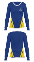 Eastern Lebanon County High School Wrestling 28669591 Women's Long Sleeve V-neck Shirt - 25