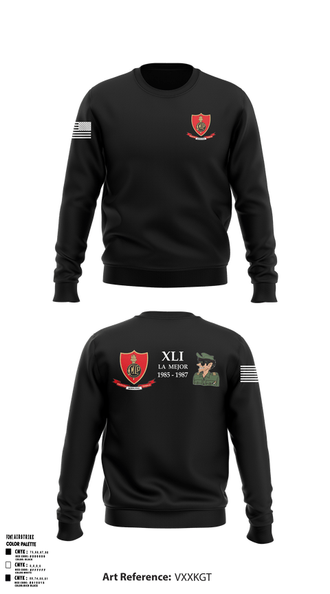 Crew Neck Sweatshirt, , Army, Teamtime, Team time, sublimation, custom sports apparel, team uniforms, spirit wear, spiritwear, sports uniforms, custom shirts, team store, custom team store, fundraiser sports, apparel fundraiser