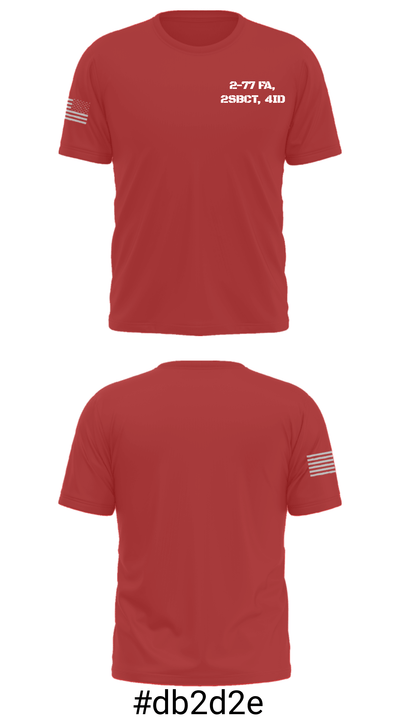 2-77 FA, 2SBCT, 4ID 50596209 Short Sleeve Performance Shirt - 30