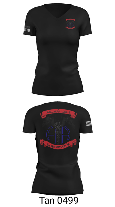 Archangels 31652998 Women's Short Sleeve V-neck Shirt - 23
