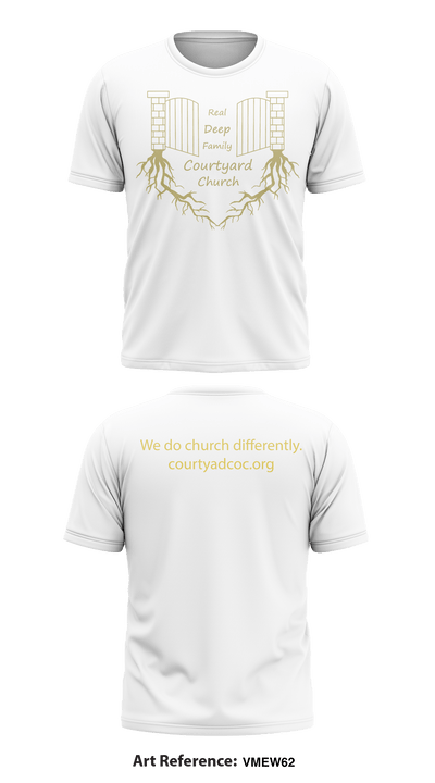 Courtyard Chuch 37286717 Short Sleeve Performance Shirt - 34