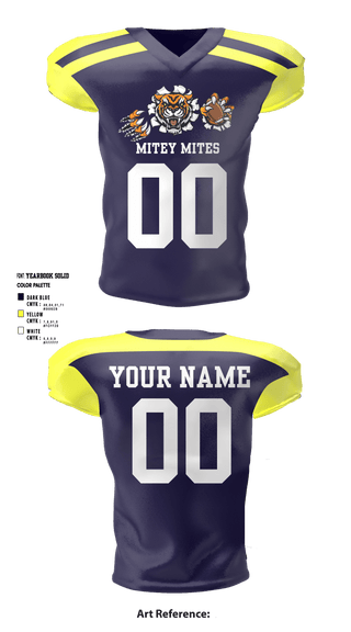Football Jersey, Mitey Mites, Football, Teamtime, Team time, sublimation, custom sports apparel, team uniforms, spirit wear, spiritwear, sports uniforms, custom shirts, team store, custom team store, fundraiser sports, apparel fundraiser