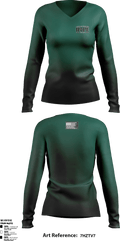 ACVH 19188935 Women's Long Sleeve V-neck Shirt - 1