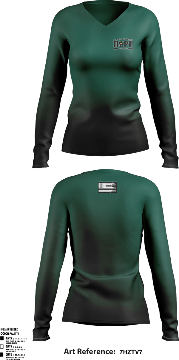 Women's Long Sleeve Vneck Shirt, ACVH, , Teamtime, Team time, sublimation, custom sports apparel, team uniforms, spirit wear, spiritwear, sports uniforms, custom shirts, team store, custom team store, fundraiser sports, apparel fundraiser