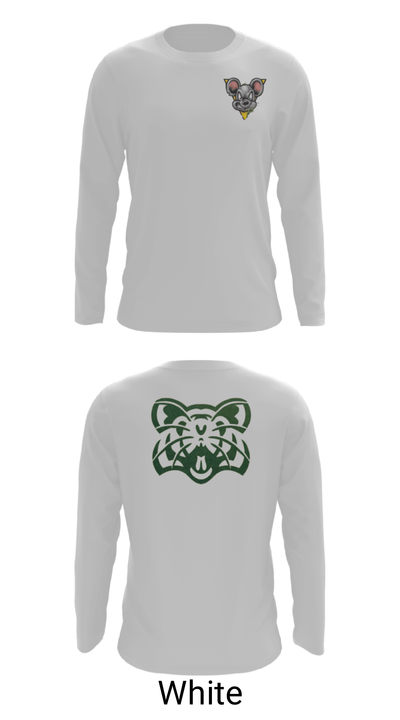 Huron High School Golf 87318212 Long Sleeve Performance Shirt - 15