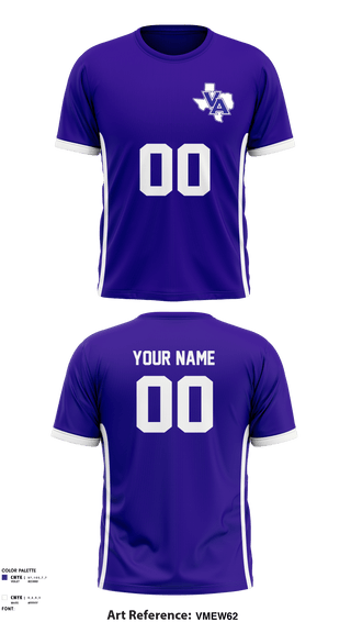 Short Sleeve Performance Shirt, VASA Panther Football, Football, Teamtime, Team time, sublimation, custom sports apparel, team uniforms, spirit wear, spiritwear, sports uniforms, custom shirts, team store, custom team store, fundraiser sports, apparel fundraiser