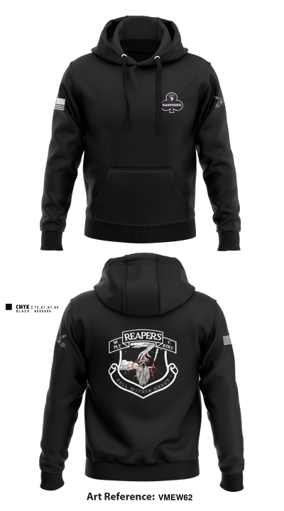 C Btry 2-32 FAR 54582520 Hoodie - 1