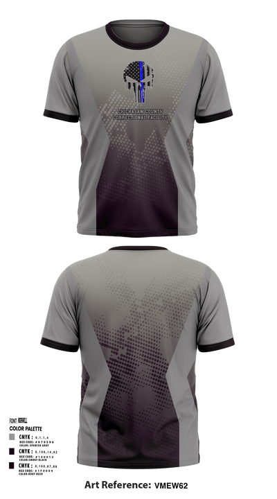 Chickasaw county correctional facility 46458753 Short Sleeve Performance Shirt - 1