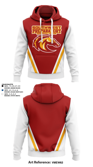 Hoodie, Southwest Preparatory School - Southeast Campus, Spirit Store, Teamtime, Team time, sublimation, custom sports apparel, team uniforms, spirit wear, spiritwear, sports uniforms, custom shirts, team store, custom team store, fundraiser sports, apparel fundraiser