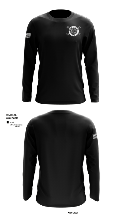 Delta Co. 1-52 14795663 Long Sleeve Performance Shirt - 5