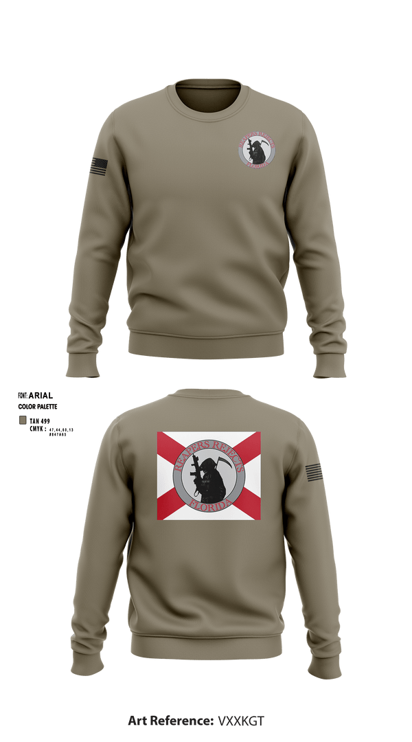 Crew Neck Sweatshirt, Reapers Rejects, , Teamtime, Team time, sublimation, custom sports apparel, team uniforms, spirit wear, spiritwear, sports uniforms, custom shirts, team store, custom team store, fundraiser sports, apparel fundraiser