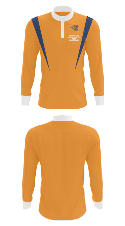 Rochester School For The Deaf Basketball 60306453 Quarter Zip Jacket - 30