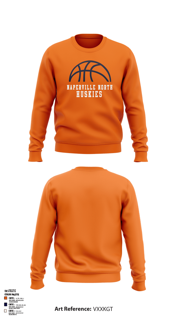 Crew Neck Sweatshirt, Jr Huskies Basketball, Men's Basketball, Teamtime, Team time, sublimation, custom sports apparel, team uniforms, spirit wear, spiritwear, sports uniforms, custom shirts, team store, custom team store, fundraiser sports, apparel fundraiser
