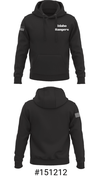 Hoodie, Idaho Rangers, , Teamtime, Team time, sublimation, custom sports apparel, team uniforms, spirit wear, spiritwear, sports uniforms, custom shirts, team store, custom team store, fundraiser sports, apparel fundraiser