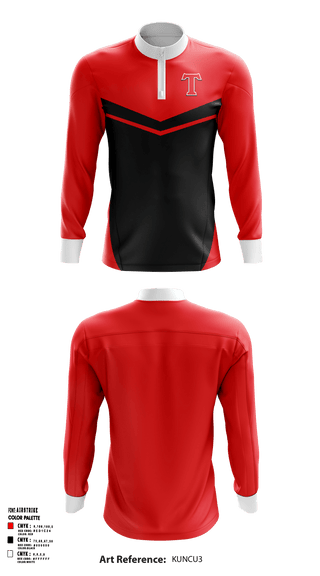 Quarter Zip Jacket, Turner Middle School, Spirit Store, Teamtime, Team time, sublimation, custom sports apparel, team uniforms, spirit wear, spiritwear, sports uniforms, custom shirts, team store, custom team store, fundraiser sports, apparel fundraiser
