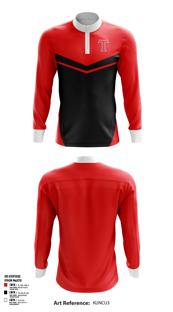 Quarter Zip Jacket, Turner Middle School, Spirit Store, Teamtime, Team time, sublimation, custom sports apparel, team uniforms, spirit wear, spiritwear, sports uniforms, custom shirts, team store, custom team store, fundraiser sports, apparel fundraiser
