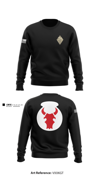 Crew Neck Sweatshirt, Det. 2 HHB 1-194 FA, National Guard, Teamtime, Team time, sublimation, custom sports apparel, team uniforms, spirit wear, spiritwear, sports uniforms, custom shirts, team store, custom team store, fundraiser sports, apparel fundraiser