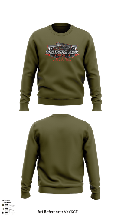 Brothers Junk Removal LLCBrothers Junk Removal LLC 92476770 Crew Neck Sweatshirt - 1