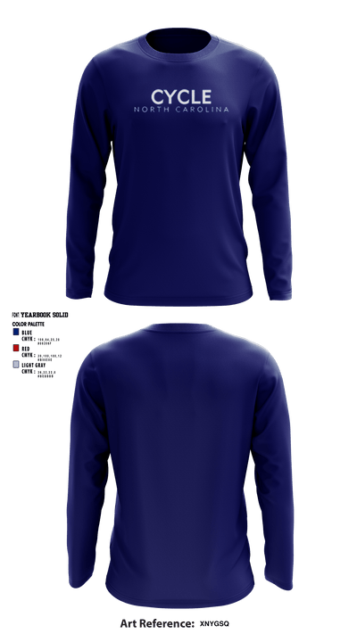 North Carolina Amateur Sports 80522235 Long Sleeve Performance Shirt - 2