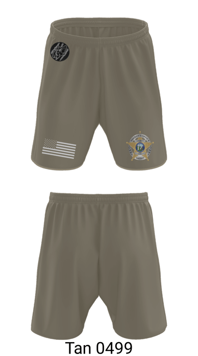 Wayne County K9 Team 22596021 Athletic Shorts With Pockets - 37
