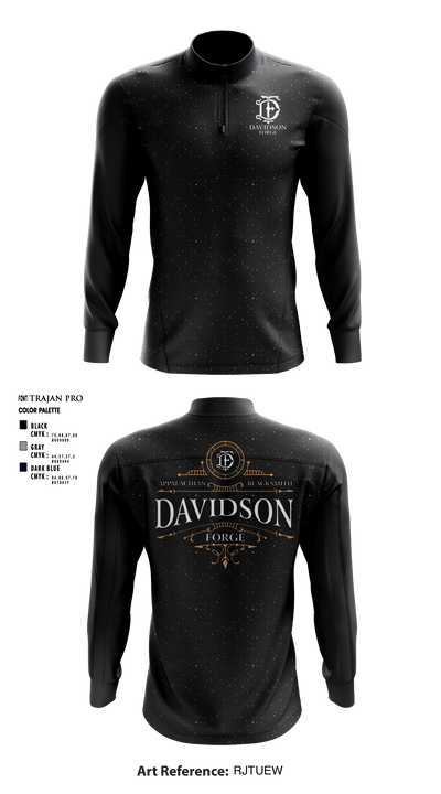 Davidson Forge 39779422 Quarter Zip Jacket - 1