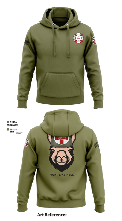 Alpha Company, WBAMC 94187438 Hoodie - 4