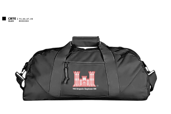 Duffle Bag, 741 Brigade Engineer BN, , Teamtime, Team time, sublimation, custom sports apparel, team uniforms, spirit wear, spiritwear, sports uniforms, custom shirts, team store, custom team store, fundraiser sports, apparel fundraiser
