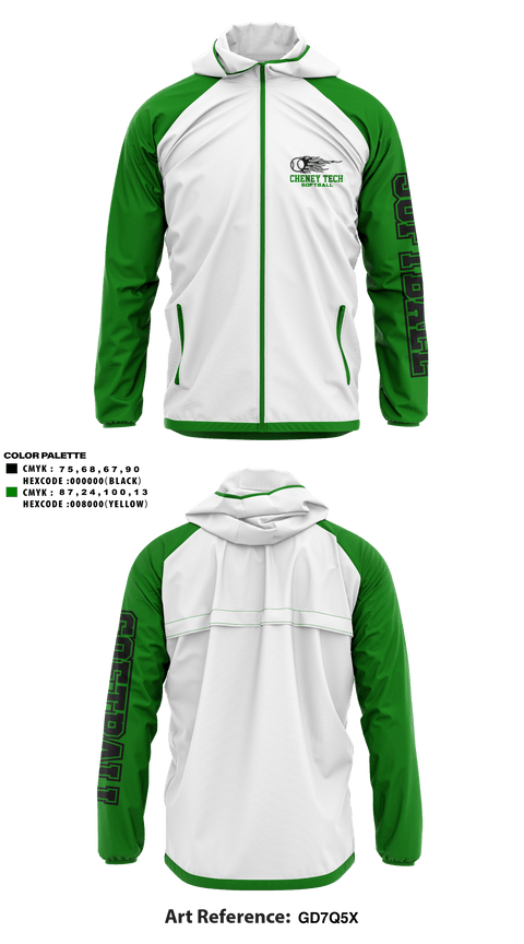 Windbreaker, Howell Cheney Technical High School Softball, Softball, Teamtime, Team time, sublimation, custom sports apparel, team uniforms, spirit wear, spiritwear, sports uniforms, custom shirts, team store, custom team store, fundraiser sports, apparel fundraiser